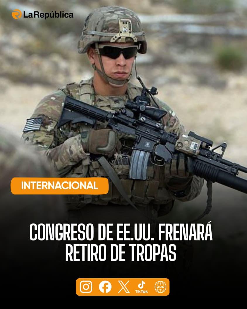 El Congreso de Estados Unidos (EE.UU.) impulsa una legislación que impedirá al Departamento de Defensa de Estados Unidos (Pentágono) retirar - Cover Image